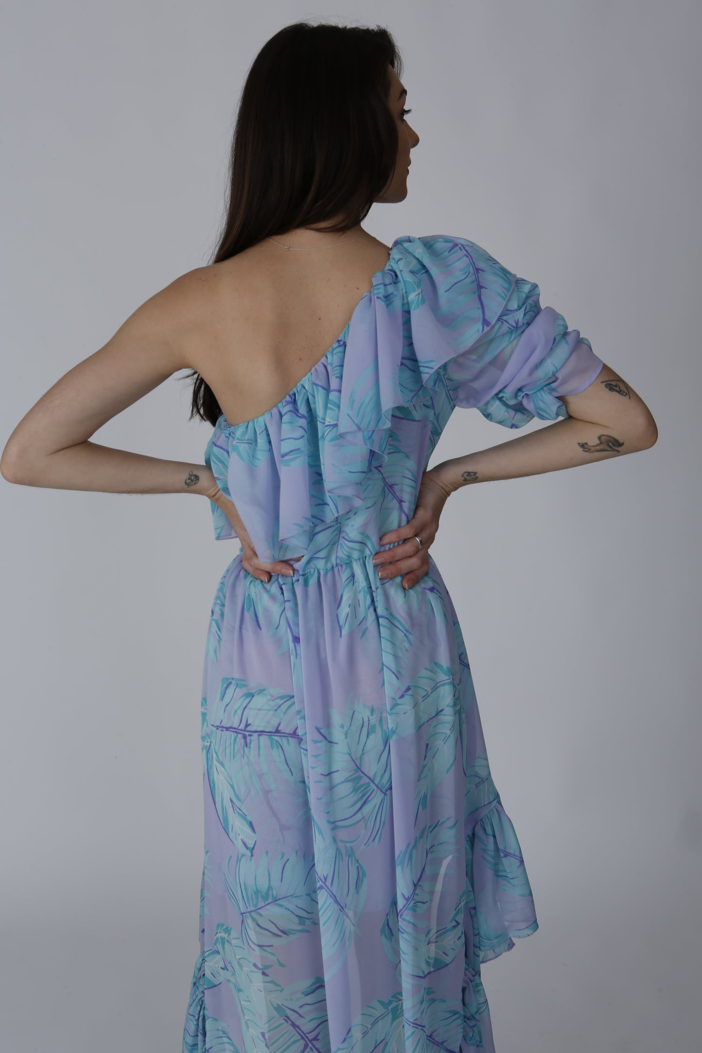 Aggi Antonellina Mistyy Lilac Dress Blue Size M/Au 10 - Miranda's
